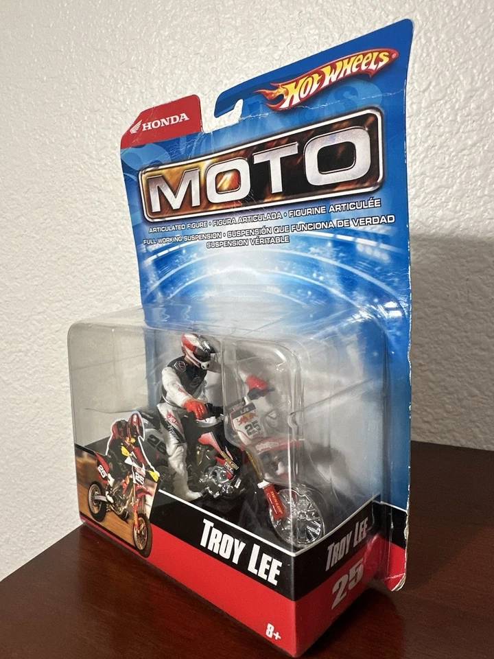 Hot Wheels Moto Honda Troy Lee #25 2007 Dirt Bike Toy Motocross Mattel New Rare - Image 3 of 4