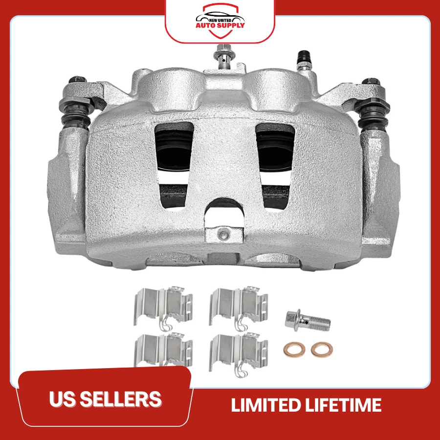 Pinza de freno delantera izquierda con soporte para Town Country Grand Caravan Routan 2013-20 Foto 2 de 2