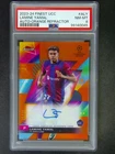2023-24 Topps Finest UEFA Lamine Yamal RC Auto Orange Refractor 25/25≈1/1 PSA 8