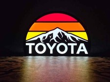 Toyota Retro Mountain Led Sign Toyota Retro Mountain Led Sign