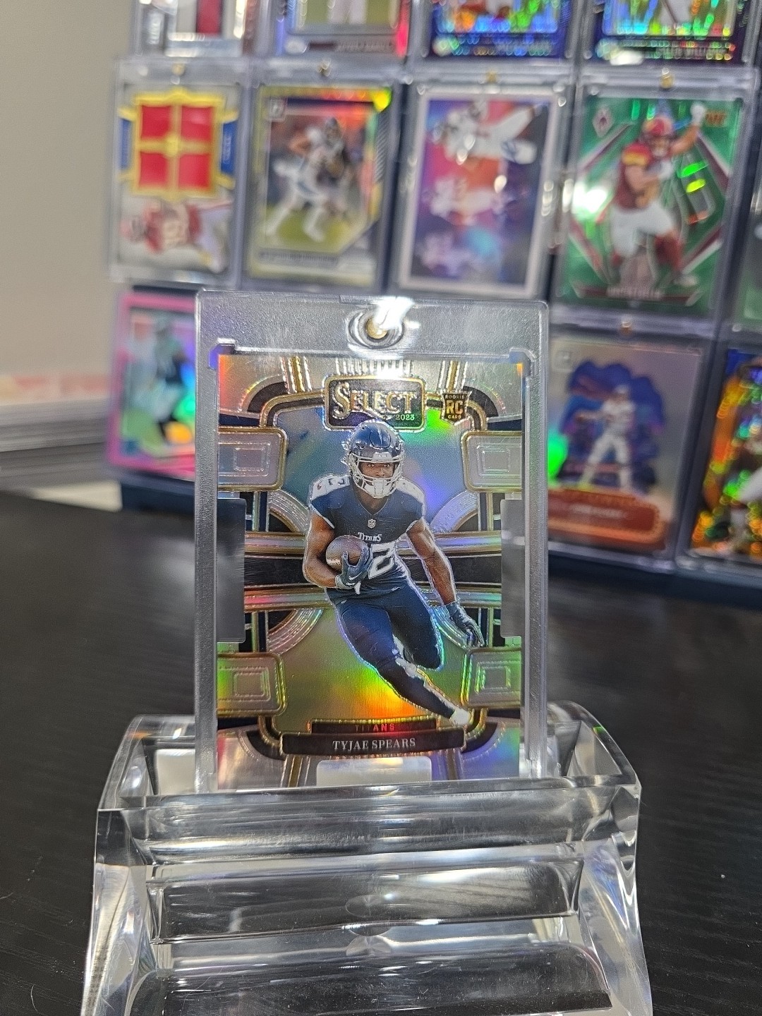 2023 Panini Select  Tyjae Spears Rookie Silver Prizm Die Cut Concourse RC