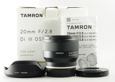 US Duty Paid Mint Tamron 20mm F2.8 Di III OSD AF Lens for Sony E mount #4235