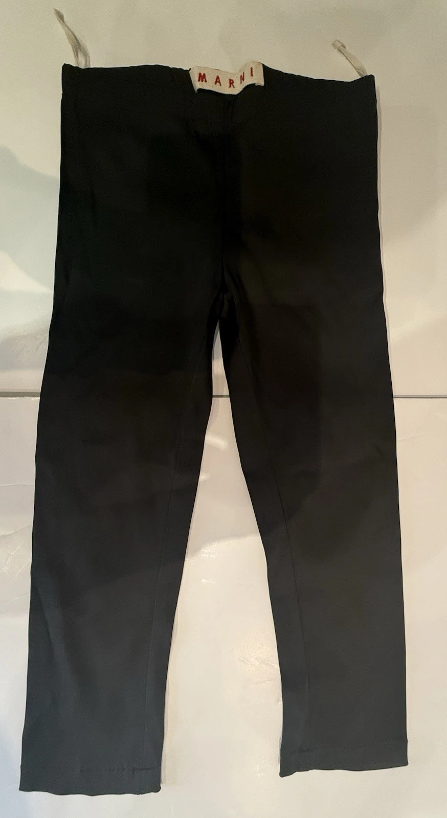 Marni Dark Green Tailored Capri pants IT38 UK6 Slim Straight Leg