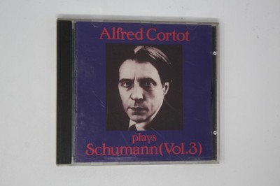 Alfred Cortot Plays Schumann Vol. 3 Classical Music CD Album