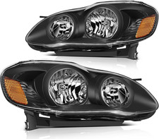 Headlight Assembly Fit for Toyota Corolla 2003-2008 Driver and Passenger Side 81