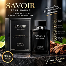 Paris Royale Savoir Pour Homme Men Eau de Parfum Spray Long Lasting 3.4 fl oz