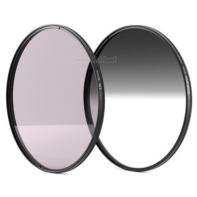 72mm Set POL-Filter CPL + Grauverlaufsfilter 72 mm