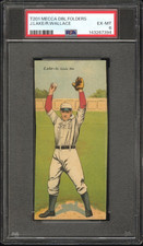 1911 T201 Mecca Double Folders J.Lake, R.Wallace PSA 6