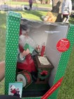 Holiday Creations 1993 Musical Holiday Scene Santa Reading Letters box Pls Read — photo 6