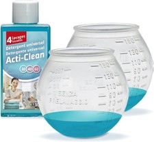 2 Palline Dosatrici per Lavatrice –con detersivo ActiClean 4 lavaggi (50ml)