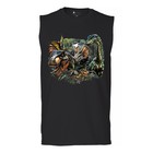Dinosaur Jungle Muscle Shirt T-Rex Triceratops Brachiosaurus Jurassic Men's