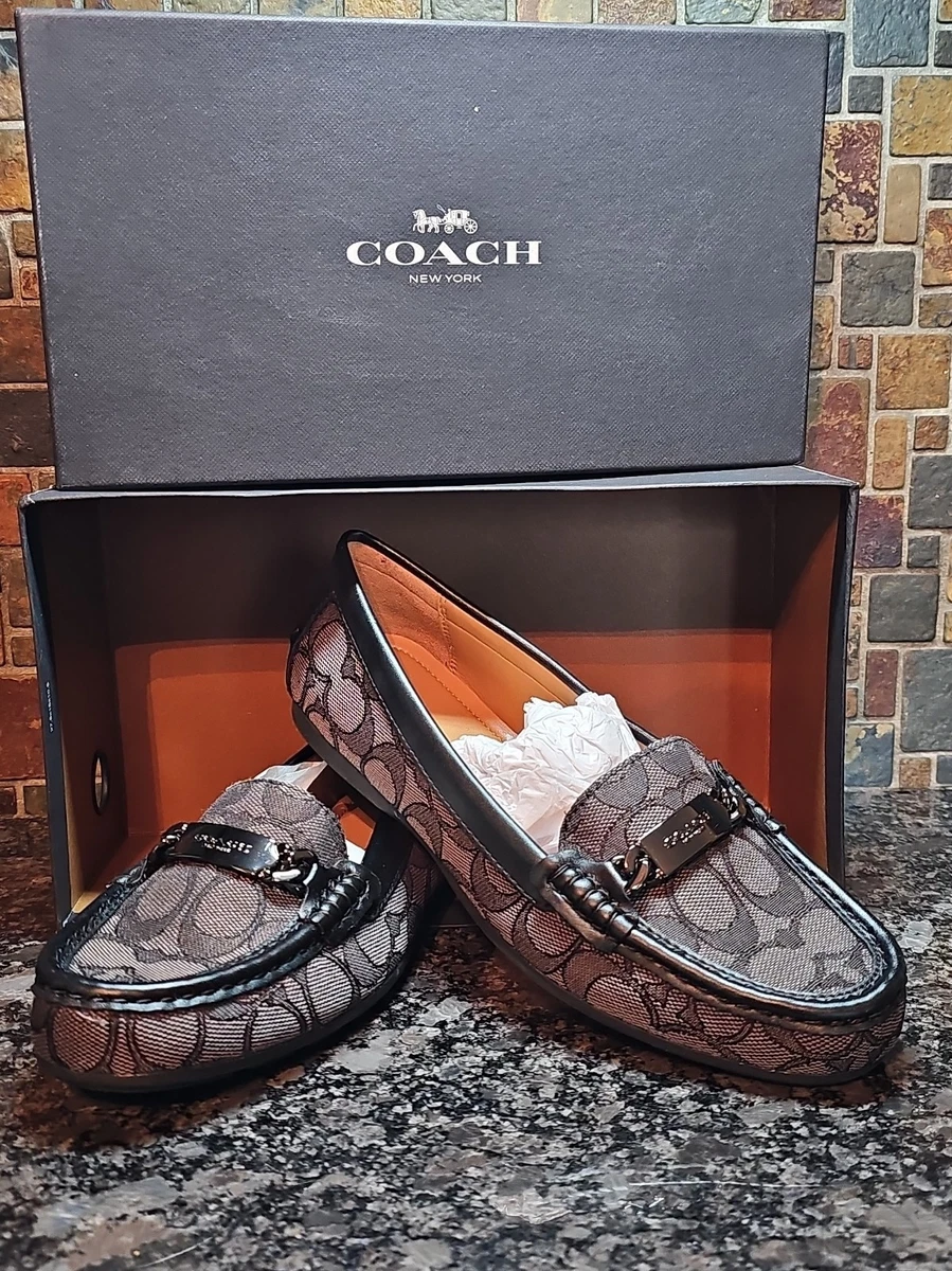Coach Flat (Under 1 in) Black Comfort Shoes for Women for sale | eBay