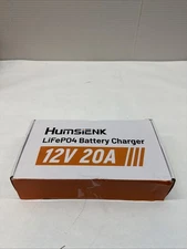 Humsienk 12V 20A Lithium LiFePO4 Battery Charger Fast Charging for RV Boat Truck