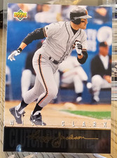 1993 Upper Deck Reggie Jackson Clutch Performers Will Clark #R6 Giants