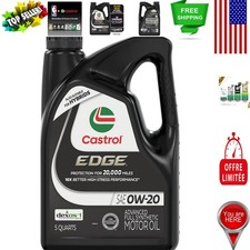 EDGE 0W-20 Advanced Full Synthetic Motor Oil - 5 Quarts for Ultimate Performance 43.99 per gallon