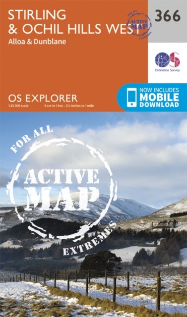 Stirling & Ochil Hills West Map | Weatherproof | Alloa & Dunblane | Ordnance Survey | OS Explorer Active Map 366 | Scotland | Walks | Hiking | Maps | Adventure - Image 7