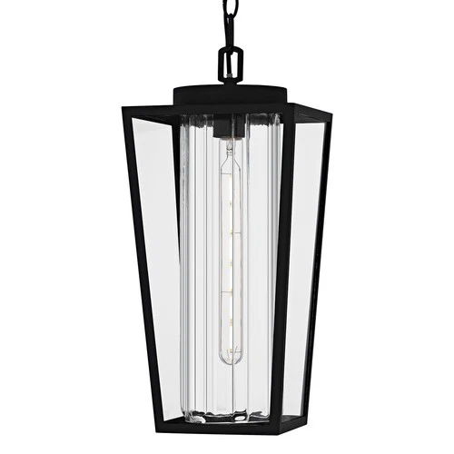 Quoizel JET1909 Jett 9"W Outdoor Mini Pendant - Black - Picture 1 of 8