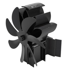 Ventilatore per stufa a legna 4 termoventilatore per camino 7 pale stufa montaggio a parete