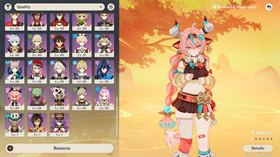 Genshin Impact AR 59 America - Varessa - Furina - Columbina - Raiden - Hu Tao