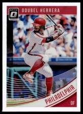 2018 Donruss Optic Red and Yellow Odubel Herrera Philadelphia Phillies #85