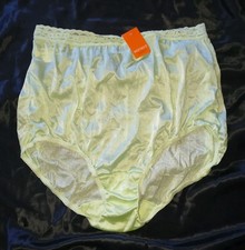 Vtg NWT Warner's Perfect Measure Nylon Granny Panties Briefs sz 8/XL Lime