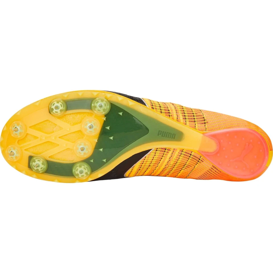 Puma evoSpeed Tokyo Future 4 Running Spikes Orange Sprint Athletics Track Shoes - Image 2 of 4