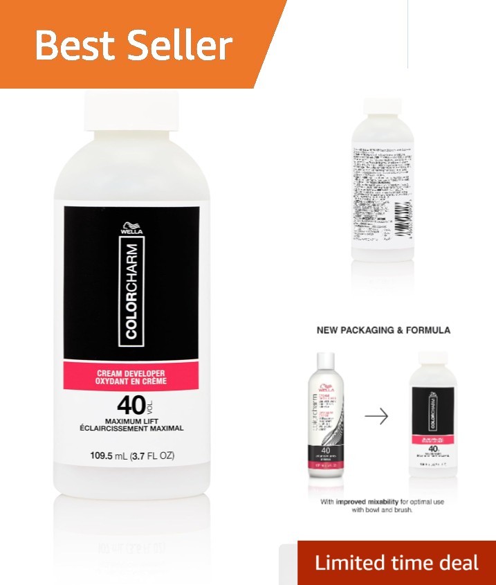 With Colorcharm  Cream Developer - 3.7 Fl Oz