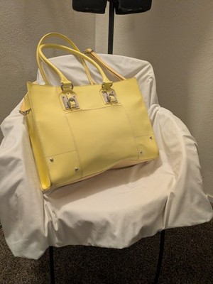 Fun Yellow Leather Bag .LargeShoulder Bag  By Wilson Lether