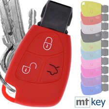Auto Schlüssel Hülle Rot für Mercedes W203 W215 W208 W209 W210 W211 W219 W164 Auto Schlüssel Hülle Rot für Mercedes W203 W215 W208 W209 W210 W211 W219 W164