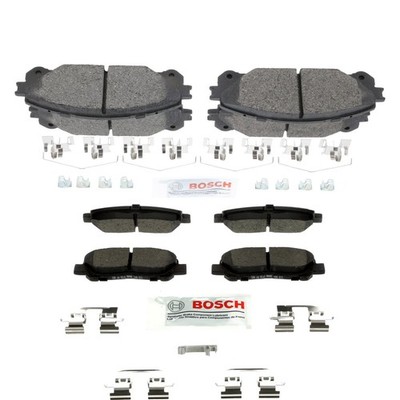 BOSCH Front and Rear CERAMIC Brake Pads Kit Set of 2 For Toyota Highlander 08-13
