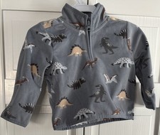 The Children's Place 18-24M Blue Dinosaur Long Sleeve Sweater