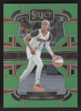 2024 Panini Select WNBA #93 Jordin Canada Prizms Neon Green #/75