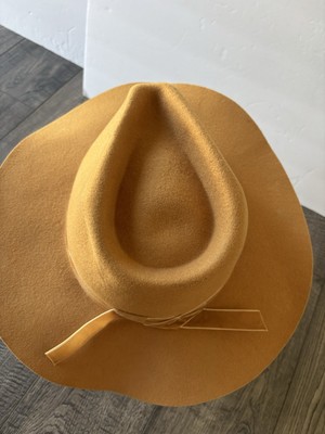 Anthropologie Wyeth Rancher hat tan wool women display picture 3