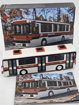 558 PCS Retro City Bus Building Blocks Autumn Parade Bus Model Bricks COMPLETE