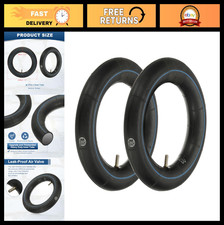 10x2.50 Butyl Inner Tube 2 Pack - Thick Rubber Tire Tubes for Electric Scooters