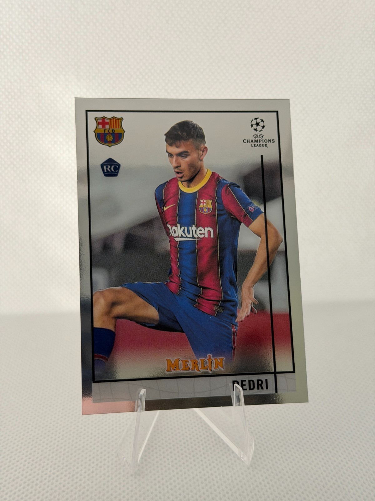2020-21 Topps Merlin Collection Chrome UCL - Pedri #89 (RC)