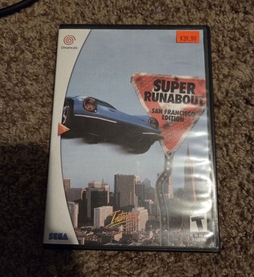 Super Runabout San Francisco Edition (Sega Dreamcast) Disc in Re-Case - Tested