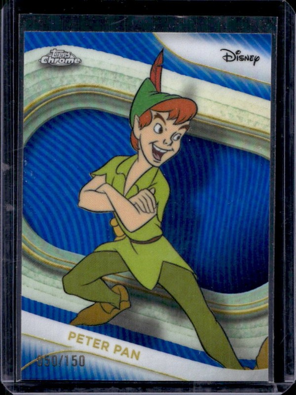 2025 Topps Chrome Disney Peter Pan Blue Refractor #/150