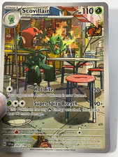 Pokemon TCG Scovillain 202/198 Scarlet & Violet Illustration Rare Holo Eng 2023