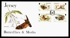 DR WHO 1991 GB JERSEY FDC BUTTERFLY/MOTH CACHET  M68335