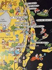 Vintage 1933 Florida East Coast Railway Pictorial Fold-Out Map-Scarce-9 By 16 — photo 8