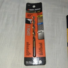 LOT OF BLACK AND DECKER PILOT POINT DRILL BITS FOR METAL OR WOOD.              A