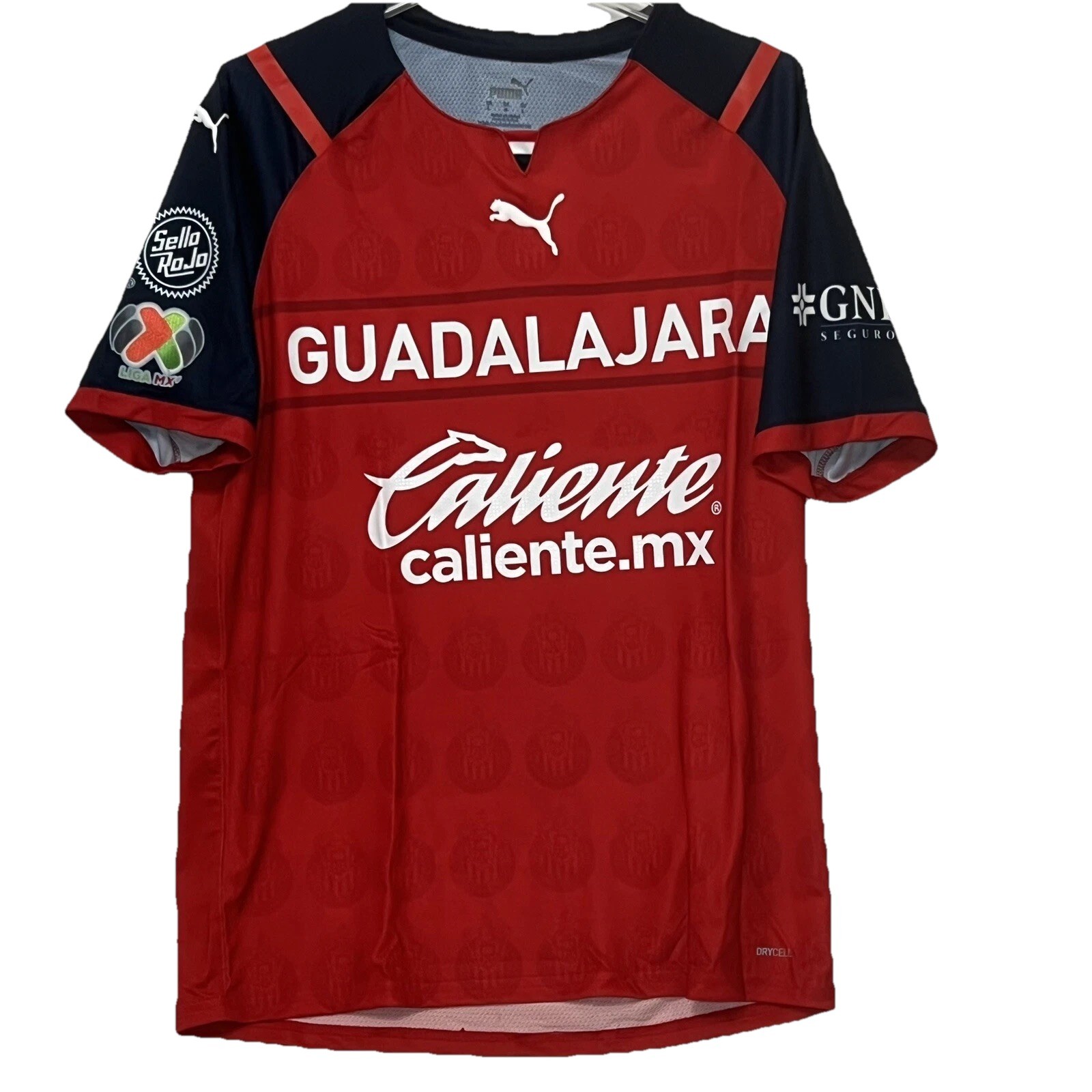 Puma 2021/22 Chivas Authentic Player Version 3rd Soccer Game Jersey Men Large