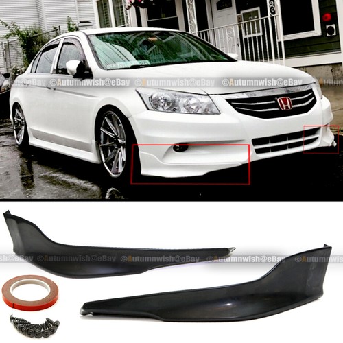 OEM Style Rear Trunk Spoiler For 2008-2012 Honda Accord 4-Door Sedan - ABS Unpainted Black