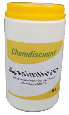 1kg Magnesiumchlorid Lebensmittelqualität E511, versandkostenfrei