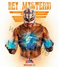 Rey Mysterio Wrestling Life poster Pro Wrestler Legend new wall art