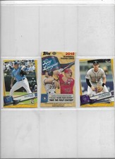 2019 TOPPS BIG LEAGUE BASEBALL 337-(GOLD) WOOD BOARDER  INSERT LOT W/ROOKIES