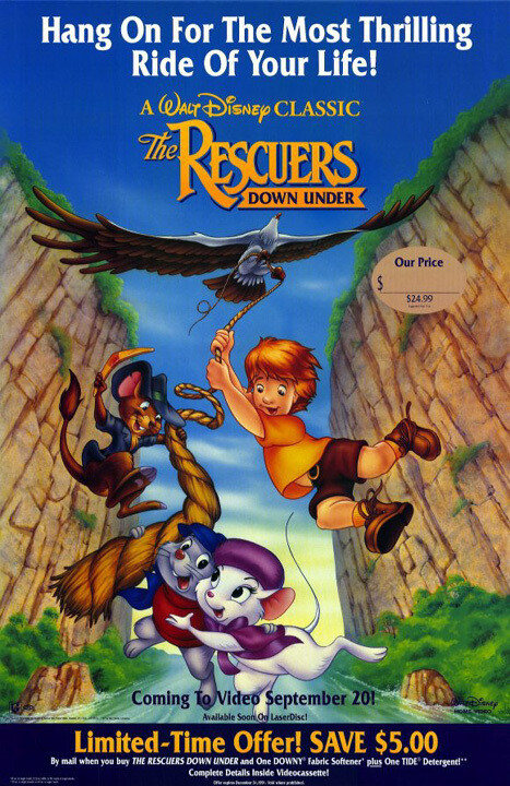Locomotion Of Expressions The Rescuers The Rescuers Down Under Re