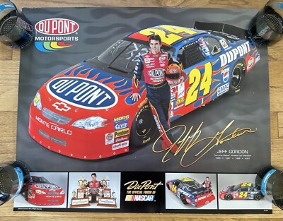 Jeff Gordon Dupont NASCAR 2002 WINSTON CUP CHAMP Poster 18 x 24