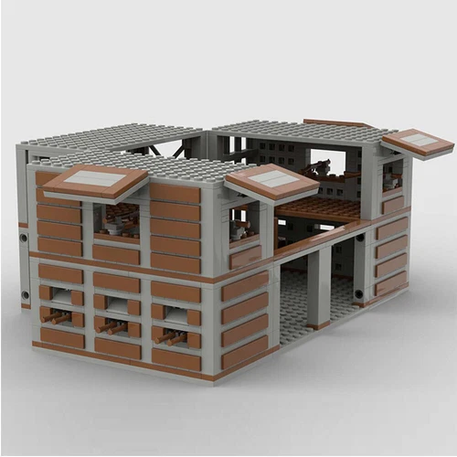 MOC Military Base City Fortress Warehouse Tower Weapon Building Blocks Set Lot - Picture 5 of 46